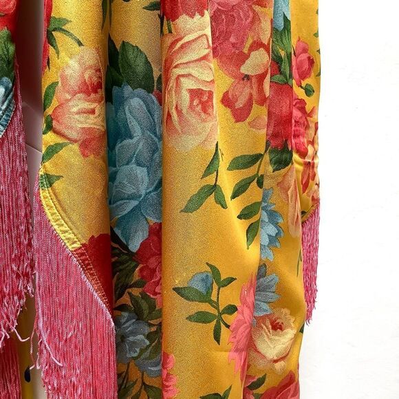 EMANUEL UNGARO PARIS OVERSIZED THROW IRIDESCENT REVERSIBLE COLLECTIBLE HUGE - Picture 6 of 9